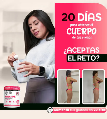 CREATINA PARA MUJERES CON COLAGENO Y AMINOACIDOS