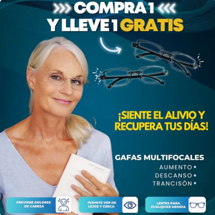 Lentes Multifocales |Compra 1 Recibe 1 Gratis|